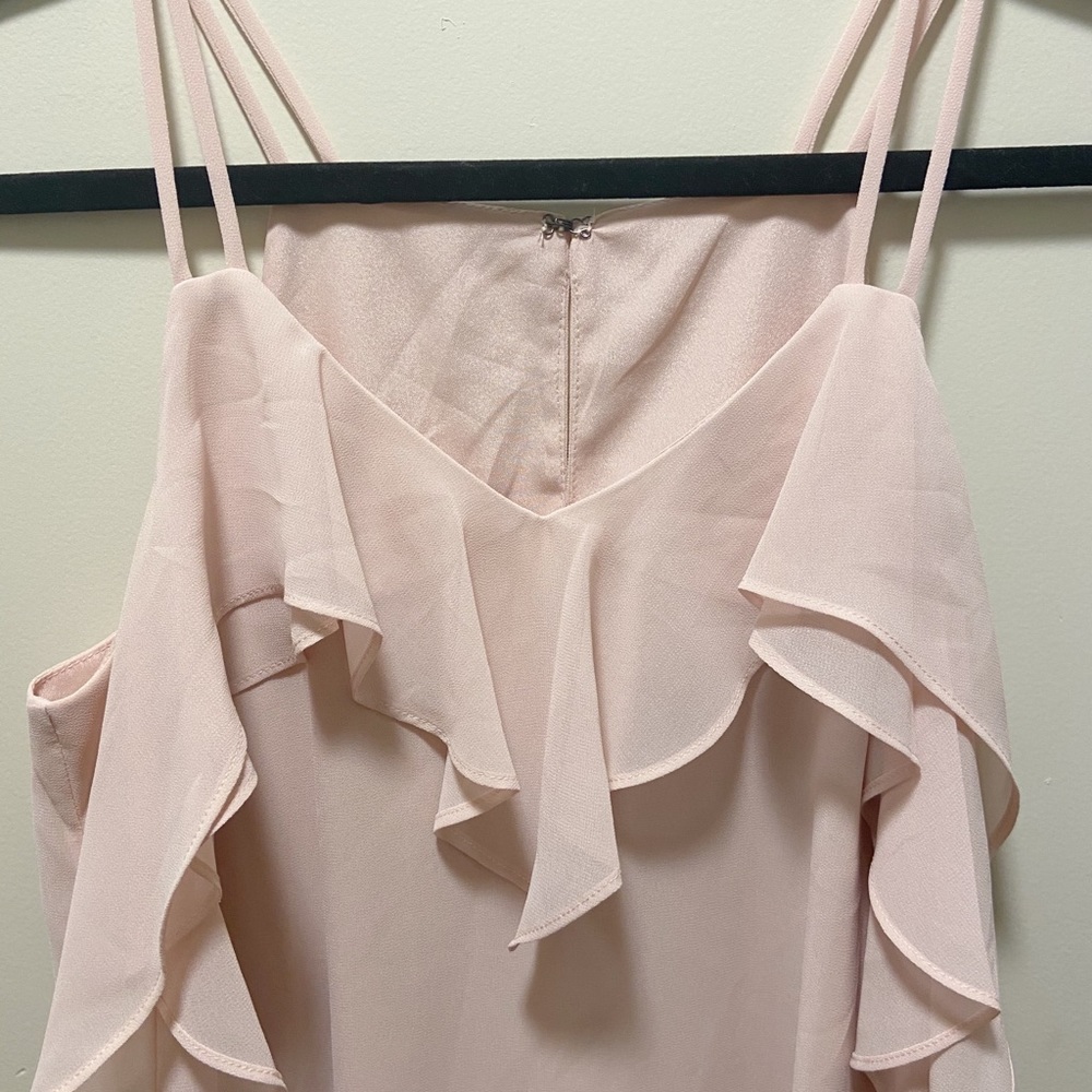 BCBGeneration Polyester Ruffled Dress Small - Picture 3 of 5